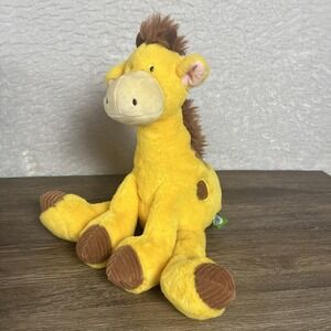 2024 Giggle Scape Target Giraffe Yellow & Brown Plush Beanbag Stuffed Toy 13"